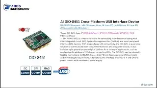 AI DIO-8451 Cross-Platform USB Interface Device