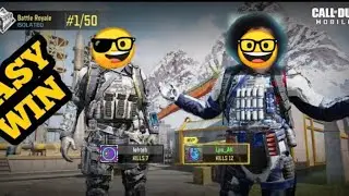 Call of Duty Mobile | kill moment ⚫Easy win duo squad with lehteh 🔴