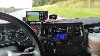SCANIA, ADERO, RIMO (ride a car transporter in Europe)  АВТОВОЗ