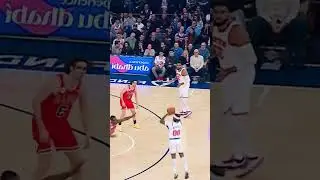 jordan clarkson step back three #jordanclarkson #newyorkknicks #nbabasketball #trending #viral