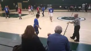 Colonia Merrill Park rec basketball Blue vs Red 2nd half