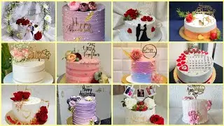 Simple 50+ Anniversary Cake Decorating ideas | Best Anniversary Cake Design