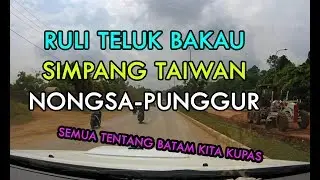 PUNGGUR - SIMPANG TAIWAN - NONGSA - RULI TELUK BAKAU - CIKITSU - STREET LIFE - BATAM CITY TOUR