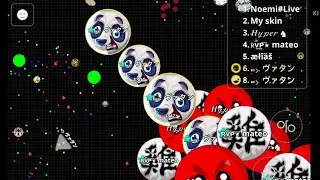 [ Agario Mobile] Duo takeover #2.Gameplay ft. (Agar.io).
