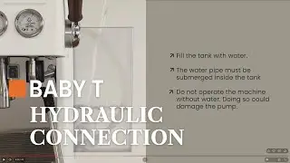BABY T 002 - HYDRAULIC CONNECTION