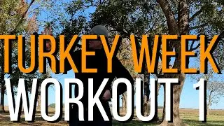 Turkey Week workout 1. Kettlebell, Slam Ball, heavy club
