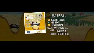 (WR) Hill Climb Racing Fast Car + Super Countryside 4346m (full run)