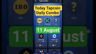 TapCoin Daily Bounty 11-12 AUGUST | Tapcoin Daily Bounty || Today Tapcoin Daily Combo || AGP
