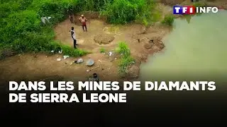 Dans les mines de diamants de Sierra Leone｜TF1 INFO