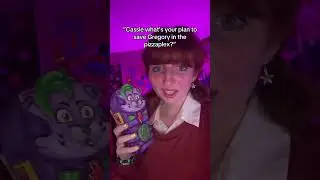 FNAF Ruin DLC Косплей Кэсси💜💚#fnaf #fivenightsatfreddys #fnafruin #shorts