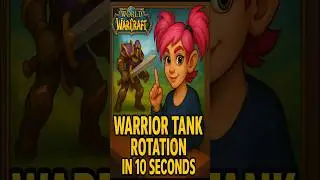 Warrior Tank Rotation in 10 SECONDS! 🛡️💥| Ultimate Threat Guide #raidguide #tankguide