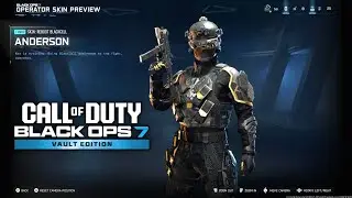 Anderson Reboot Skin BLACK OPS 7 Anderson Blackcell Skins | BO7 Anderson Reboot Skin | BO7 Blackcell