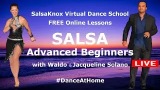Salsa Dance Free Online Lesson for Advanced Beginners 💃💻🕺