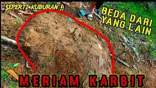 Proses pembuatan meriam karbit,  seperti kuburan,