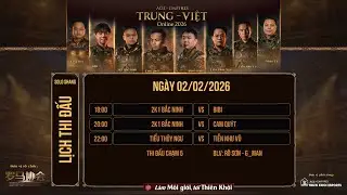 Trực tiếp | AOE Trung - Việt Online 2026 | Solo Shang | BLV: G_Man | Ngày 02/02/2026