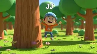 Cocomelon JJ Hid Behind the Giggle Tree | Nursery Rhymes for Kids Preschool Learning