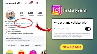 What is Open to Collaborating on Instagram 2024