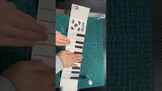 PROCESS - How I Made the Simulated Piano Keyboard Orihon