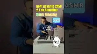 boAt Aavante 2.1 2450 Soundbar 🔥 Quick Unboxing & Sound Demo ⚡ 240W 🔊 #soundbar