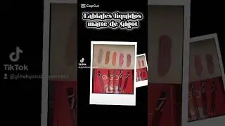 Labiales l&iacute;quidos matte #diva de #gigot #makeup