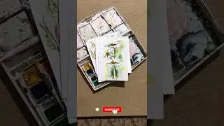 How to reuse your waste small paper piece and make cute cards#trendingshorts #crafts #painting