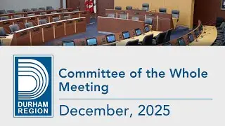 Committee of The Whole Meeting - December 11, 2025