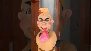 Seni boneka hidup street art #shortvideo