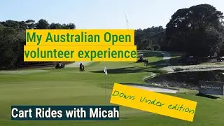Volunteering at the Australian Open Golf Championship
