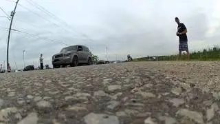Leaving the Windsor Car meet part 1