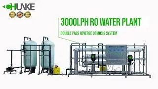 3000 lph double pass reverse osmosis water treatment system for purification of tap water | Factory