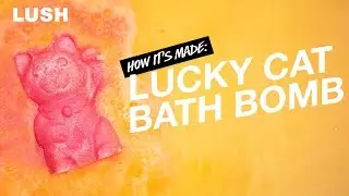 Lush How It&rsquo;s Made: Lucky Cat Bath Bomb
