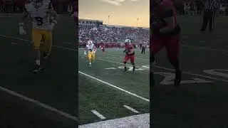 2026 NC State commit and Ohio State offensive line target Landry Brede catches a pass