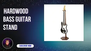 Wooden Bass Guitar Stand