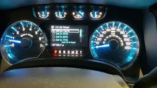 Ford F150 2014 года &mdash; сброс счетчика срока службы масла