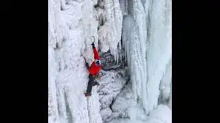 Ice Climbing Niagara Falls
