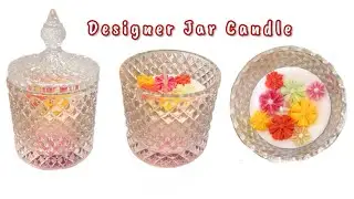 Designer Jar Candle | Soy Wax Candle | Candle Making for Beginners