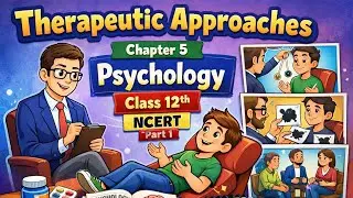 Therapeutic Approaches. Chapter 5, Psychology, Class 12th, NCERT. Part 1 🧠 📚 📖 
