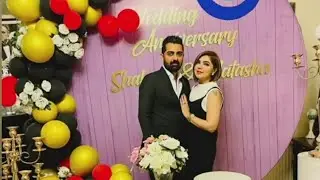 Natasha Ali And Shahzeb Ali Celebrated their first Wedding Anniversary