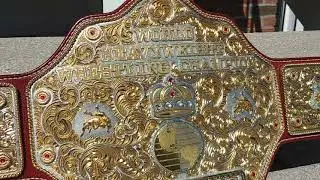 Crumrine Big Gold Belt. ORM BELTS