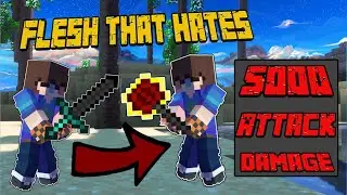 Crafting a Red Morningstar! Minecraft Flesh That Hates