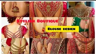 100+Boutique style matching blouse designs/blouse design/blouse gale/trending Blouse neck & sleeves