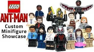 Витрина коллекции минифигурок LEGO ANT-MAN Custom