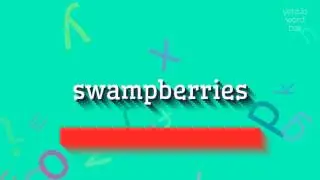 HOW TO SAY SWAMPBERRIES? #swampberries