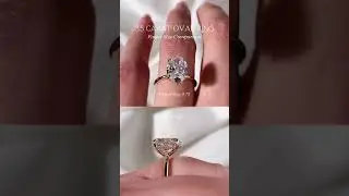 3.5 Carat Oval Ring Finger Size Comparison