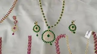 Ruby necklace set | Latest designer ruby stone necklace designs south indian fashion bridal jewelry