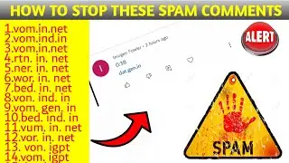 How to remove spam comments and links