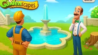 Gardenscapes Game Fountain Design | Beautiful Garden Decoration