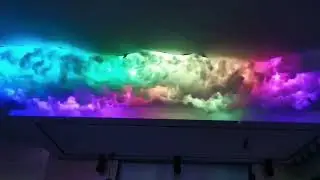 Thunder Cloud Light, Popular in Tiktok Wall Ceiling Decoration RGB Night Light