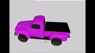 Old Ford truck converted to 4X4