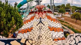 Enormous KING COBRA Water Slide Aqualand Fréjus, France